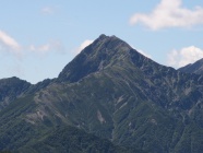 日本第2の高峰　北岳3,192ｍ